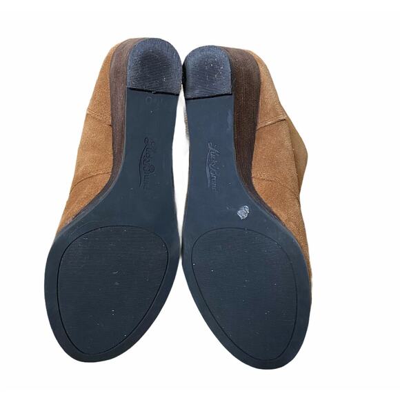 Lucky Brand Sumarah suede wedge Booties brown sz 8.5 B 38.5  Ankle Boots - Picture 8 of 8